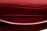 0948. Burberry MD TB Red Leather Shoulder Bag, Silver Hardware14