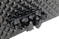 0950. Alexander McQueen Patent Four Ring Skull, Black Hardware10