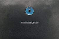 0950. Alexander McQueen Patent Four Ring Skull, Black Hardware3