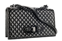 0950. Alexander McQueen Patent Four Ring Skull, Black Hardware5