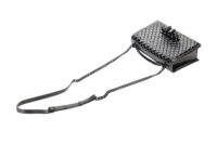 0950. Alexander McQueen Patent Four Ring Skull, Black Hardware8