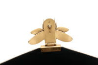 0951. Gucci Queen Margaret Top Handle Bamboo Bag, Gold Hardware5