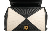 0951. Gucci Queen Margaret Top Handle Bamboo Bag, Gold Hardware6