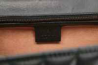 0951. Gucci Queen Margaret Top Handle Bamboo Bag, Gold Hardware9