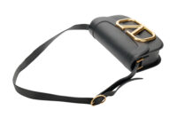 0952. Valentino Garavani Loco Small Black Shoulder Bag, Gold Hardware5