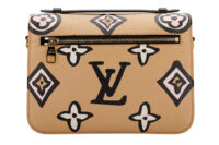0954. Louis Vuitton Pochette Metis Beige Wild at Heart, Gold Hardware3