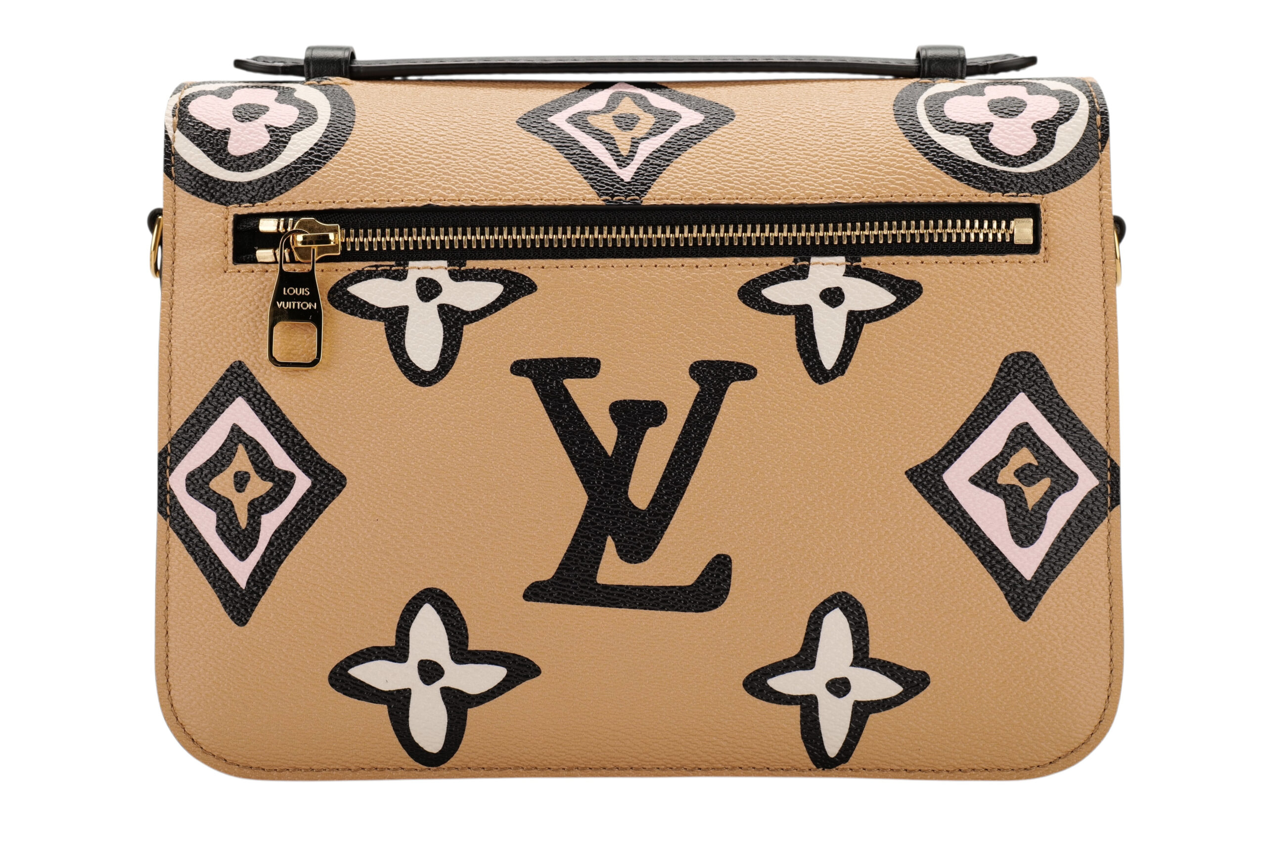 0954. Louis Vuitton Pochette Metis Beige Wild at Heart, Gold Hardware3