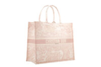 0956. Dior Book Tote Pink Ophidia Bag2