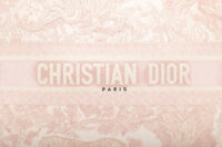 0956. Dior Book Tote Pink Ophidia Bag7