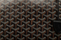 0957. Goyard Belchasse PM Black, Silver Hardware9