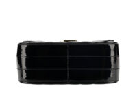 0960. Saint Laurent Vicky Small Patent Leather Crossbody Bag, Gold Hardware4