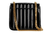 0960. Saint Laurent Vicky Small Patent Leather Crossbody Bag, Gold Hardware6