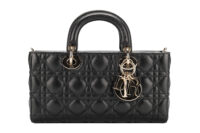 0963. Christian Dior Lady D-Joy Bag Black lambskin, Silver Hardware1