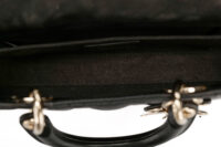 0963. Christian Dior Lady D-Joy Bag Black lambskin, Silver Hardware2