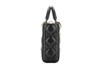 0963. Christian Dior Lady D-Joy Bag Black lambskin, Silver Hardware3