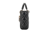 0963. Christian Dior Lady D-Joy Bag Black lambskin, Silver Hardware5