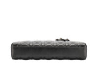 0963. Christian Dior Lady D-Joy Bag Black lambskin, Silver Hardware6