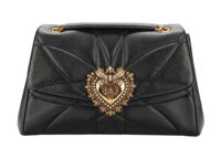 0965. D&G Devoution Black Bag, Gold Hardware1