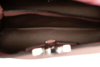 0969. Louis Vuitton Capucines MM Pink Bag, Silver Hardware14