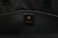 0970. Givenchy Canvas Black Tote, Gold Hardware1