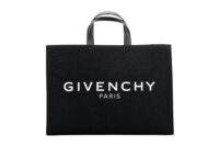 0970. Givenchy Canvas Black Tote, Gold Hardware3