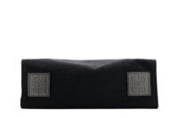0970. Givenchy Canvas Black Tote, Gold Hardware8