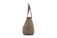 0971. Gucci Webstripe Ophidia Medium Tote, Gold Hardware4