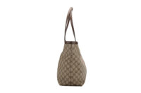 0971. Gucci Webstripe Ophidia Medium Tote, Gold Hardware5