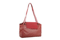 0973. Goyard Rouette PM Red, Silver Hardware 10