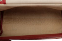 0973. Goyard Rouette PM Red, Silver Hardware 13