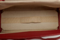 0973. Goyard Rouette PM Red, Silver Hardware 3