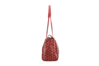 0973. Goyard Rouette PM Red, Silver Hardware 4