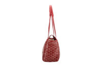 0973. Goyard Rouette PM Red, Silver Hardware 6