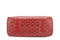 0973. Goyard Rouette PM Red, Silver Hardware 7