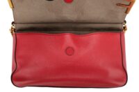 0976 Fendi DoubleF Zucca Red leather 14