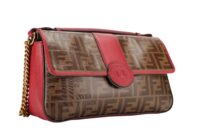 0976 Fendi DoubleF Zucca Red leather 2