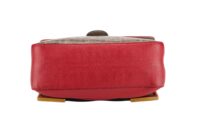 0976 Fendi DoubleF Zucca Red leather 6