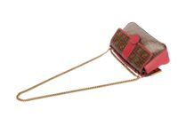 0976 Fendi DoubleF Zucca Red leather 7