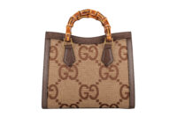 0978. Gucci Diana Bamboo Small Brown Tote4