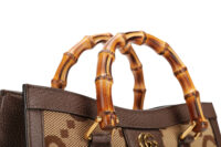 0978. Gucci Diana Bamboo Small Brown Tote9