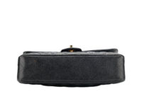0982. Chanel Classic Medium Double Flap Black Caviar Leather, Gold Hardware5