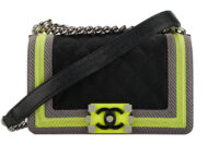 0983. Chanel 2016 Small Fluo Boy Shoulder bag, Silver Hardware1