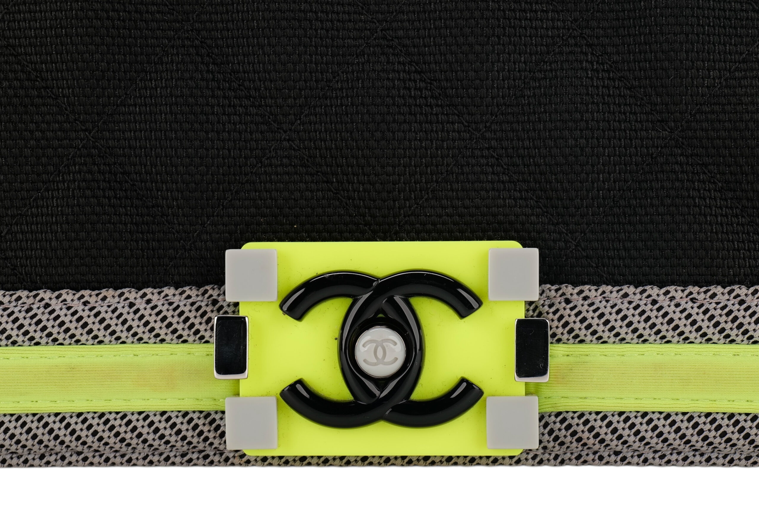 0983. Chanel 2016 Small Fluo Boy Shoulder bag, Silver Hardware13