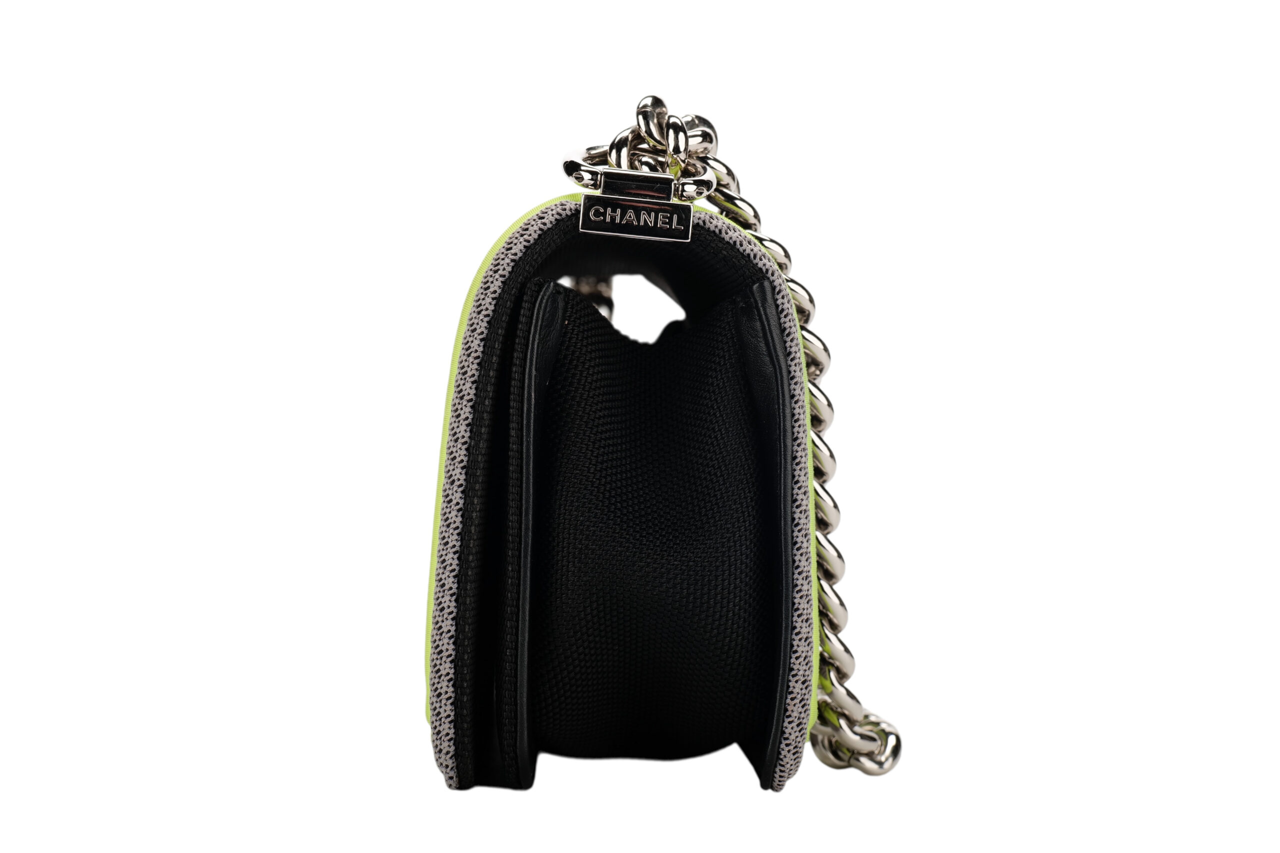 0983. Chanel 2016 Small Fluo Boy Shoulder bag, Silver Hardware4