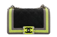 0983. Chanel 2016 Small Fluo Boy Shoulder bag, Silver Hardware5