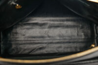 0984. Chanel Vintage Black Caviar Front Pocket chain bag, Gold hardware11