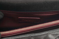 0987. Chanel Coco Handle Quilted Black Caviar Leather Flap Bag Gold Hardware11