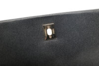0987. Chanel Coco Handle Quilted Black Caviar Leather Flap Bag Gold Hardware12