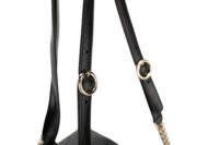 0989. Chanel Coco Chevron Black Leather Backpack, Gold Hardware10
