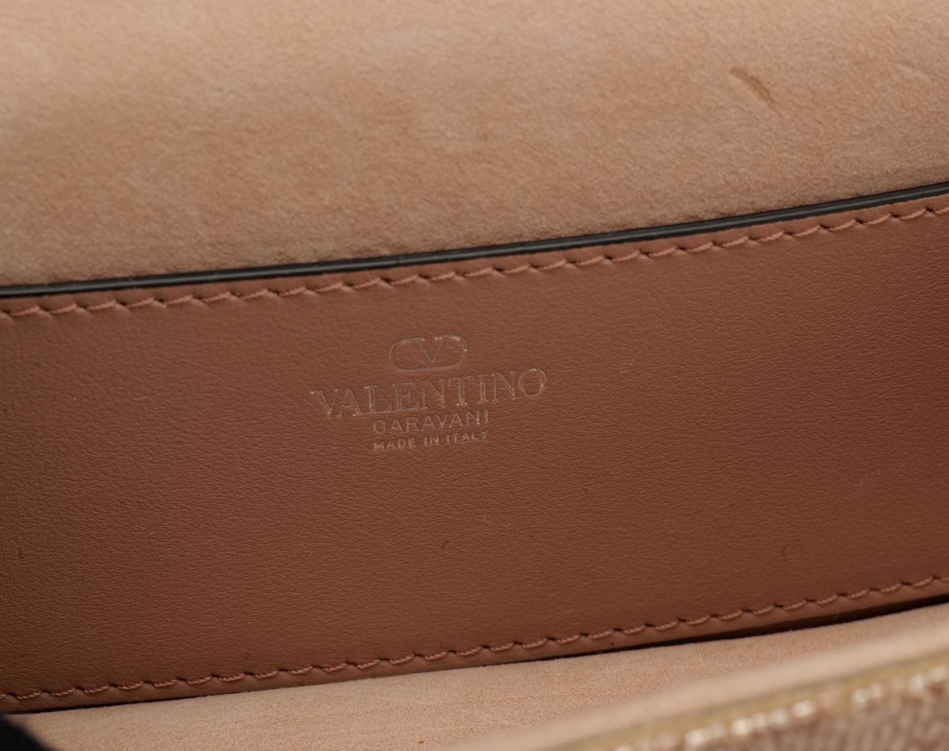 974 Valentino Garavani Small embroidered loc should bag,Silver Hardware 11